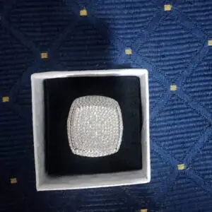 Iced-Out Diamond Ring