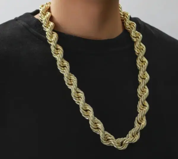 Classic Thick Rope Chain Necklace